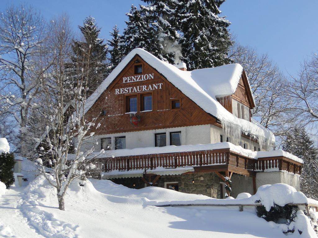 Pension & Restaurant Krakonos Harrachov Exteriör bild